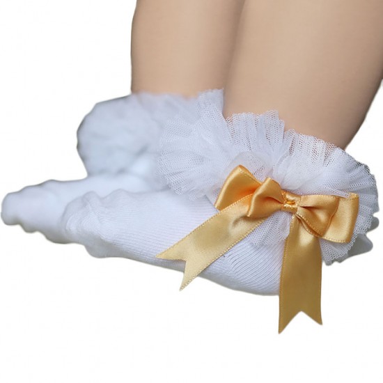 Baby Kid Girls Lace Ruffle Frilly Ankle Socks Princess Cotton Short Socks