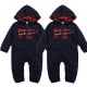 Kids Baby Boy Warm Infant Romper Jumpsuit Bodysuit Hooded Clothes Outfit