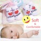 0 To 6 Months Soft Newborn Feet Accessories Baby Toddler Lovely Boys Girls Cotton Rubber Mom Dad Socks