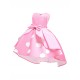 Girls Kids Bow Polka Dot Ruffle Sleeveless Princess Dress