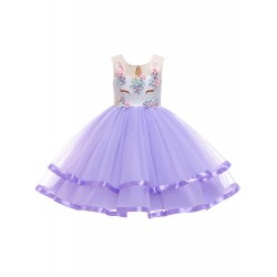 Children Girls Formal Wedding Princess Dress