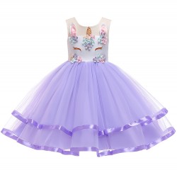 Children Girls Formal Wedding Princess Dress