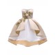 Girls Kids Bow Embroidered Sleeveless Princess Dress