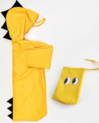 Cute Small Dinosaur Waterproof Polyester Raincoat