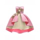 Girls Kids Bow Embroidered Sleeveless Princess Dress