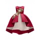 Girls Kids Bow Embroidered Sleeveless Princess Dress