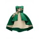 Girls Kids Bow Embroidered Sleeveless Princess Dress